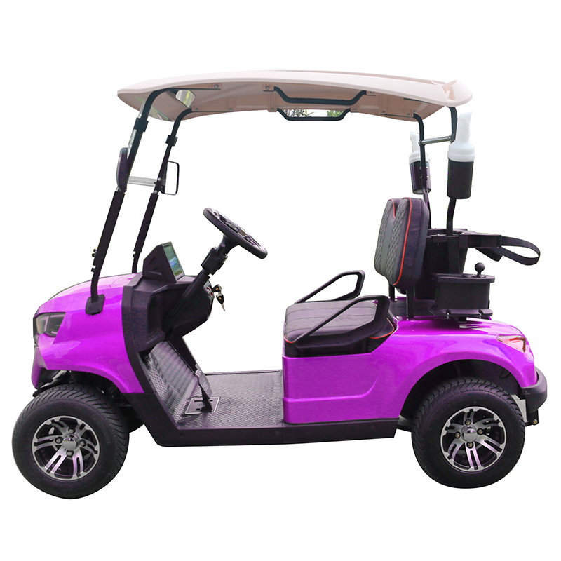 Carrello da golf Style B a 2 posti viola 