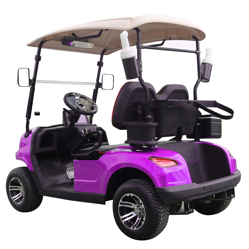 Carrello da golf Style B a 2 posti viola 