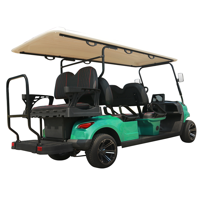 Carrello da golf Style B 4+2 posti ciano 