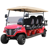 Carrello da golf Style B 6+2 posti rosso 