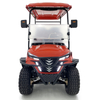 Carrello da golf Style B 2+2 posti rosso 