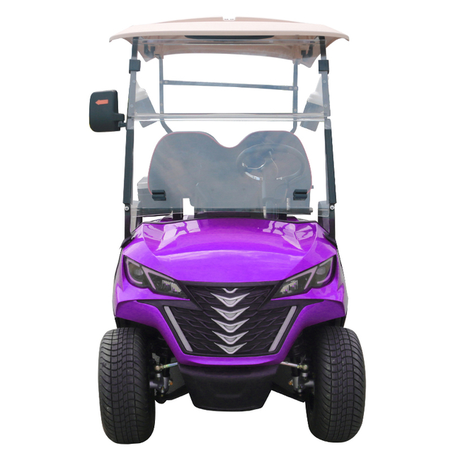 Carrello da golf Style B a 2 posti viola 