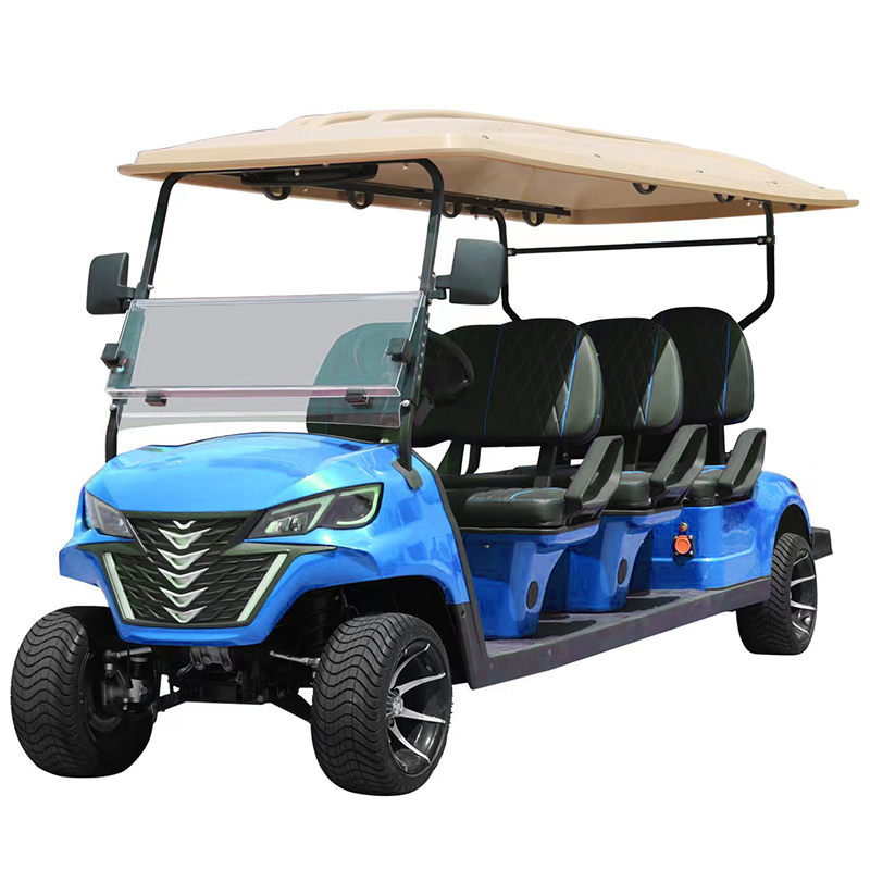 Carrello da golf Style B 6 posti blu 