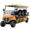 Carrello da golf Style B 6+2 posti giallo 