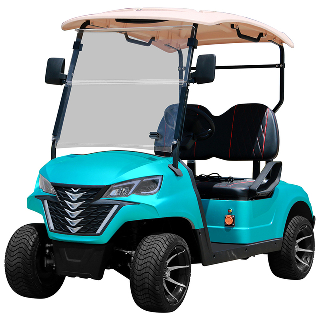 Carrello da golf Style B a 2 posti ciano 