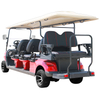 Carrello da golf Style B 6+2 posti rosso 