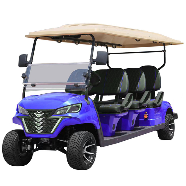 Carrello da golf Style B 6 posti viola 