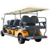 Carrello da golf Style B 6+2 posti giallo 