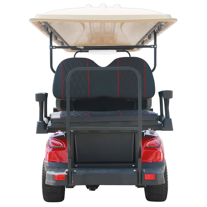 Carrello da golf Style B 6+2 posti rosso 