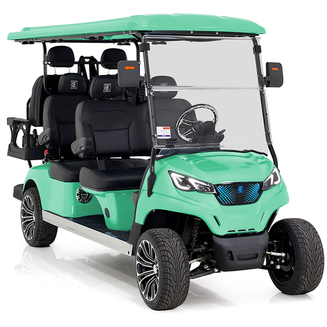 Carrello da golf Aerfa 4+2 posti verde menta