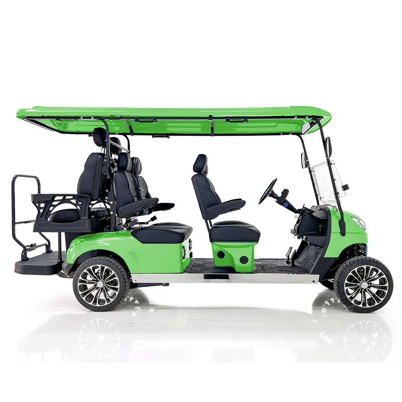 Golf cart Aerfa 4+2 posti verde erba