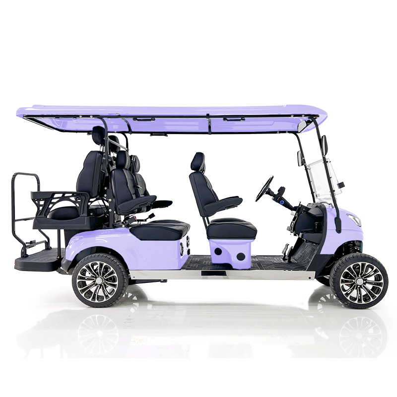 Carrello da golf Aerfa 4+2 posti taro viola