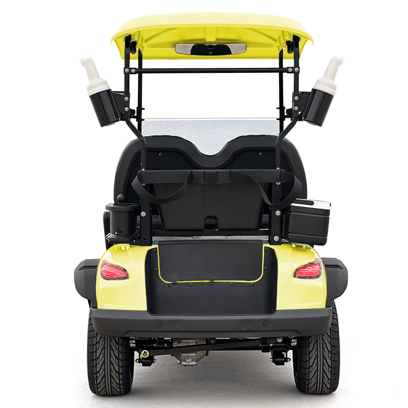 Carrello da golf Style C a 2 posti giallo