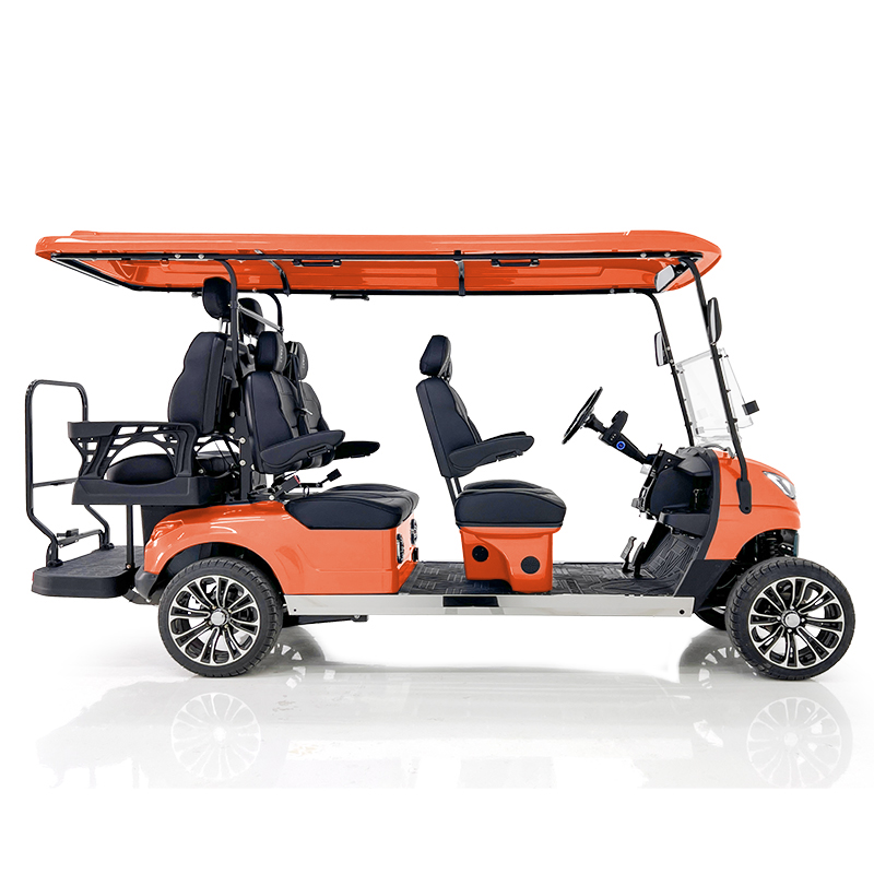 Golf cart Aerfa 4+2 posti arancione