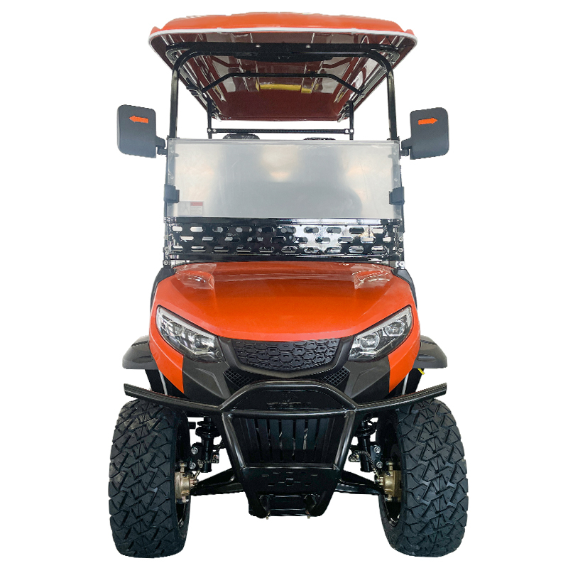 Carrello da golf Style C 4+2 posti arancione