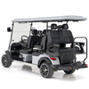 Carrello da golf Aerfa 4+2 posti grigio fumo 