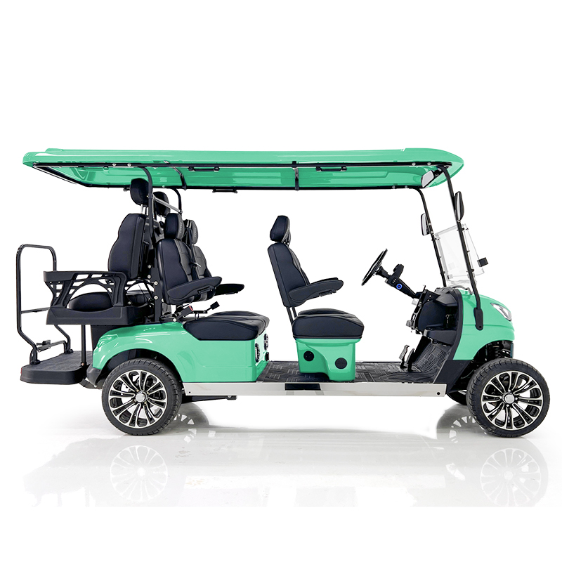 Carrello da golf Aerfa 4+2 posti verde menta