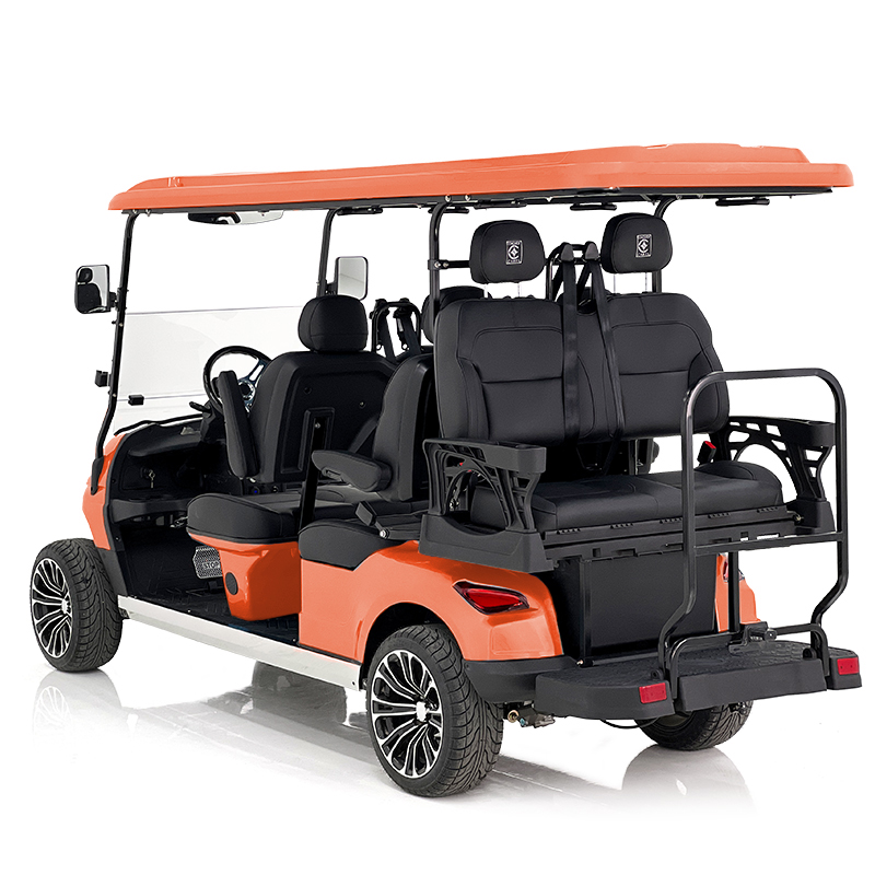 Golf cart Aerfa 4+2 posti arancione