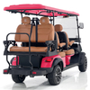 Carrello da caccia Style H 4+2 posti rosa rosso