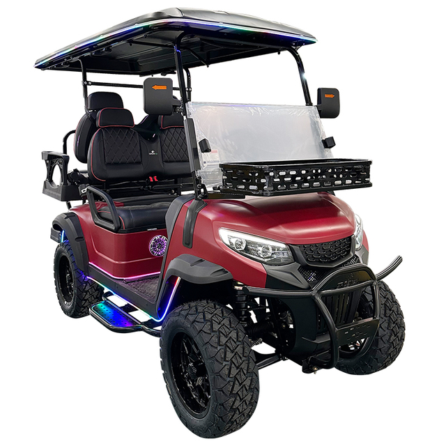 Carrello da golf Style C 2+2 posti rosso