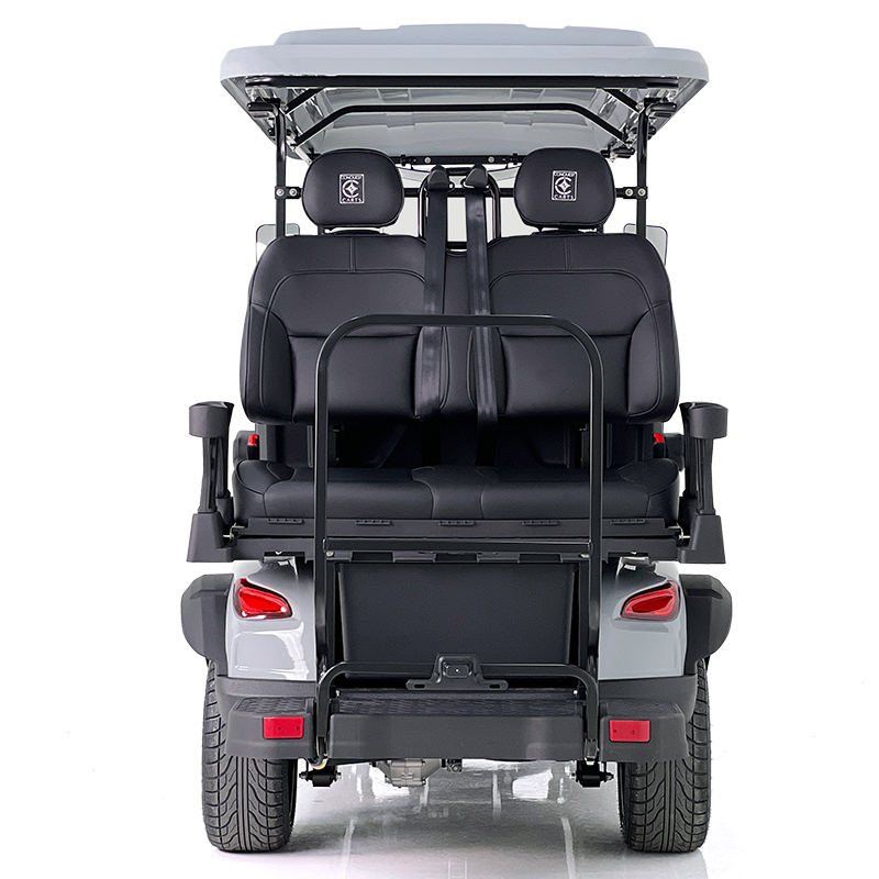 Carrello da golf Aerfa 4+2 posti grigio fumo 