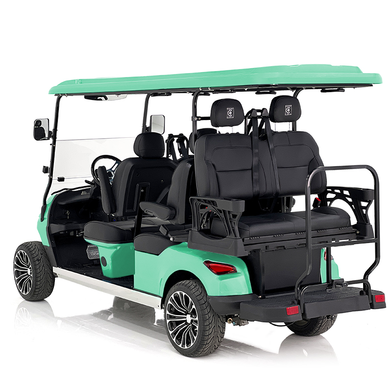 Carrello da golf Aerfa 4+2 posti verde menta