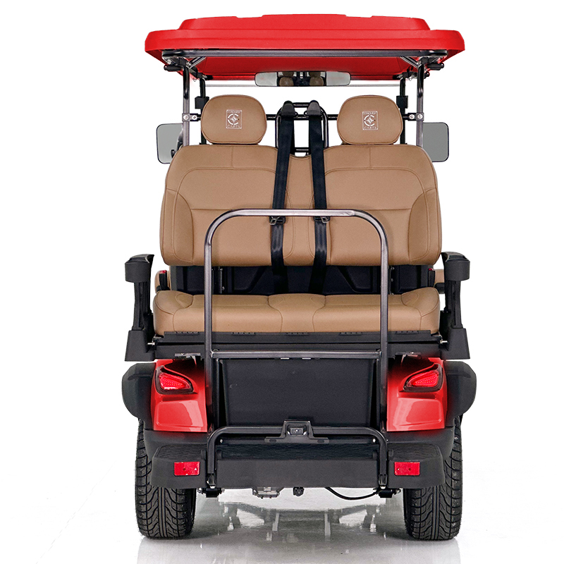 Carrello da golf Style Aerfa 2+2 posti rosso