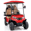 Carrello da golf Style Aerfa 2+2 posti rosso