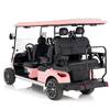 Carrello da golf Aerfa 4+2 posti rosa