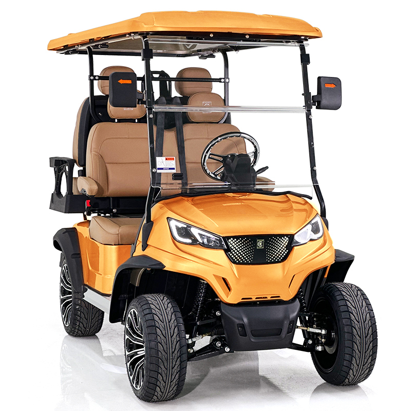 Carrello da golf Style Aerfa 2+2 posti arancione