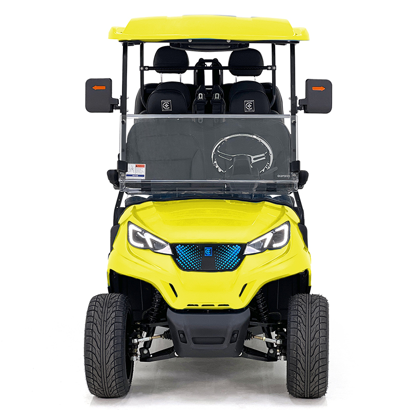 Carrello da golf Aerfa 4+2 posti giallo