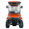 Carrello da golf Style C 2+2 posti arancione