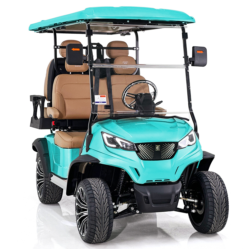 Carrello da golf Style Aerfa 2+2 posti verde menta