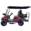 Carrello da golf Style C 2+2 posti rosso