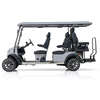 Carrello da golf Aerfa 4+2 posti grigio fumo 